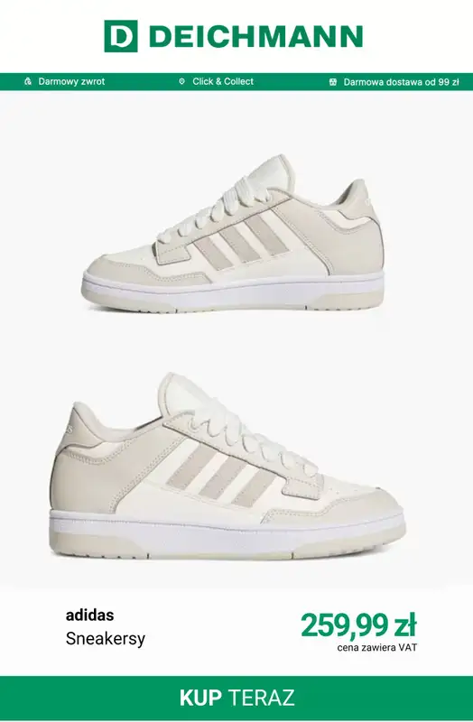 Deichmann - gazetka promocyjna Sneakersy damskie Adidas od wtorku 23.06  - strona 4