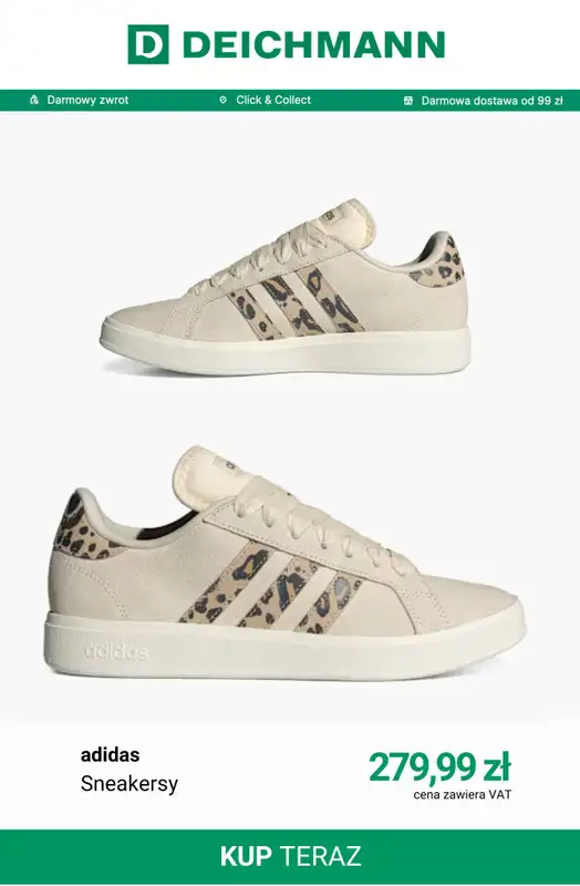 Deichmann - gazetka promocyjna Sneakersy damskie Adidas od wtorku 23.06  - strona 6