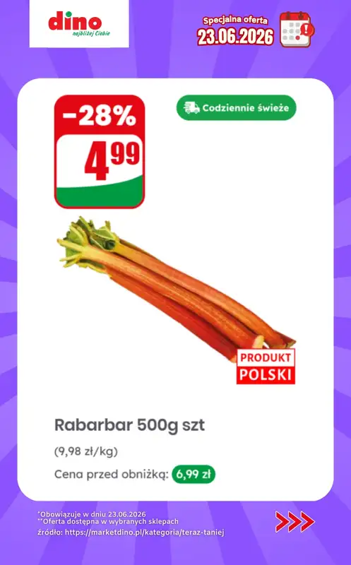 Dino - gazetka promocyjna Specjalna oferta na 23.06.2026 - promocje spoza gazetki od wtorku 23.06 do wtorku 23.06 - strona 6