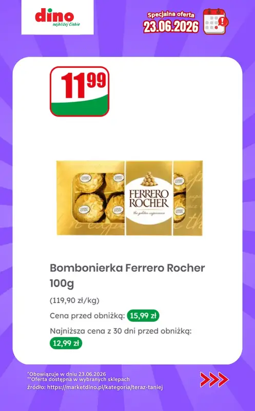 Dino - gazetka promocyjna Specjalna oferta na 23.06.2026 - promocje spoza gazetki od wtorku 23.06 do wtorku 23.06 - strona 4