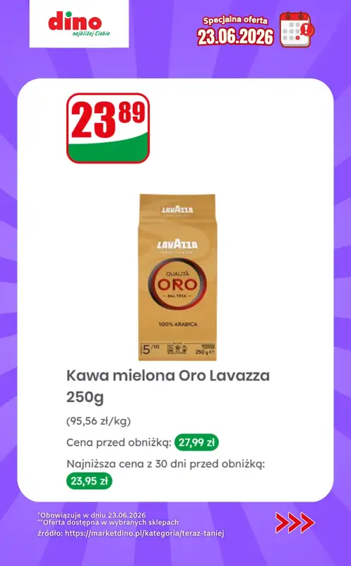 Dino - gazetka promocyjna Specjalna oferta na 23.06.2026 - promocje spoza gazetki od wtorku 23.06 do wtorku 23.06 - strona 5