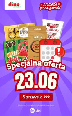 Dino - gazetka promocyjna Specjalna oferta na 23.06.2026 - promocje spoza gazetki od wtorku 23.06 do wtorku 23.06