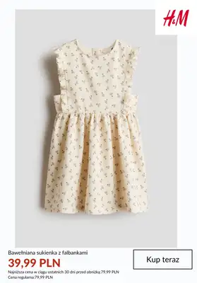 H&M - gazetka promocyjna Sukienki dla dziewczynki na PROMOCJI! od wtorku 23.06  - strona 10