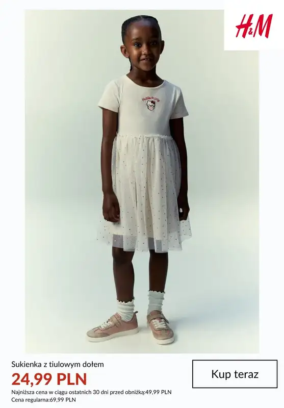 H&M - gazetka promocyjna Sukienki dla dziewczynki na PROMOCJI! od wtorku 23.06  - strona 5