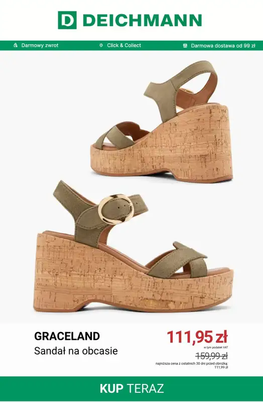 Deichmann - gazetka promocyjna Natura - wakacyjny trend od środy 24.06  - strona 3