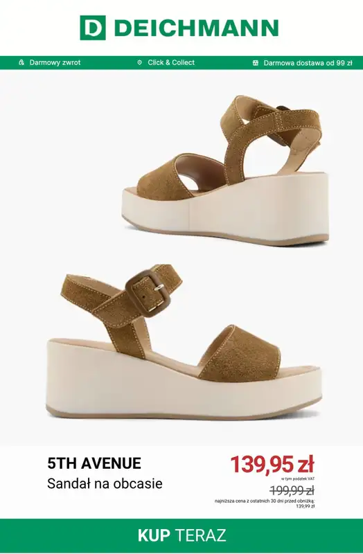 Deichmann - gazetka promocyjna Natura - wakacyjny trend od środy 24.06  - strona 13