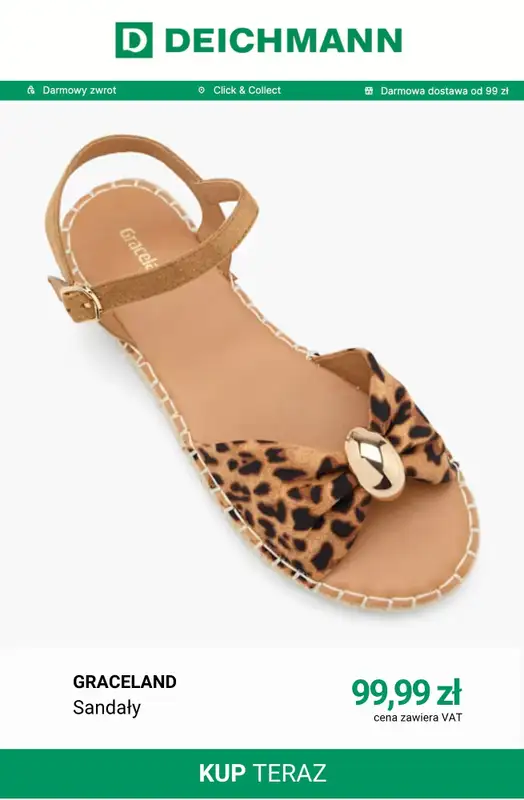 Deichmann - gazetka promocyjna Natura - wakacyjny trend od środy 24.06  - strona 10