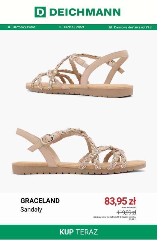 Deichmann - gazetka promocyjna Natura - wakacyjny trend od środy 24.06  - strona 8