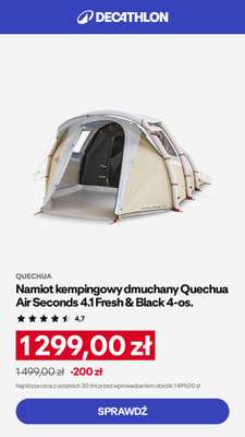 Decathlon - gazetka promocyjna CAMPING - Najlepsze okazje! od środy 24.06 do niedzieli 12.07