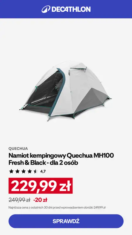Decathlon - gazetka promocyjna CAMPING - Najlepsze okazje! od środy 24.06 do niedzieli 12.07 - strona 4