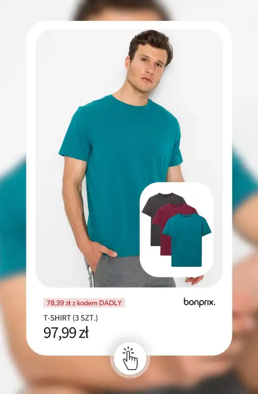 bonprix - gazetka promocyjna 20% rabatu + darmowa dostawa na MODĘ MĘSKĄ! od wtorku 23.06 do wtorku 23.06 - strona 4