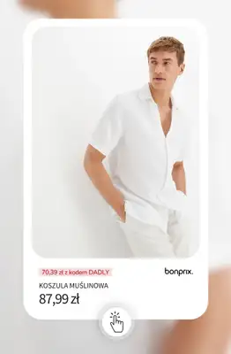 bonprix - gazetka promocyjna 20% rabatu + darmowa dostawa na MODĘ MĘSKĄ! od wtorku 23.06 do wtorku 23.06 - strona 9
