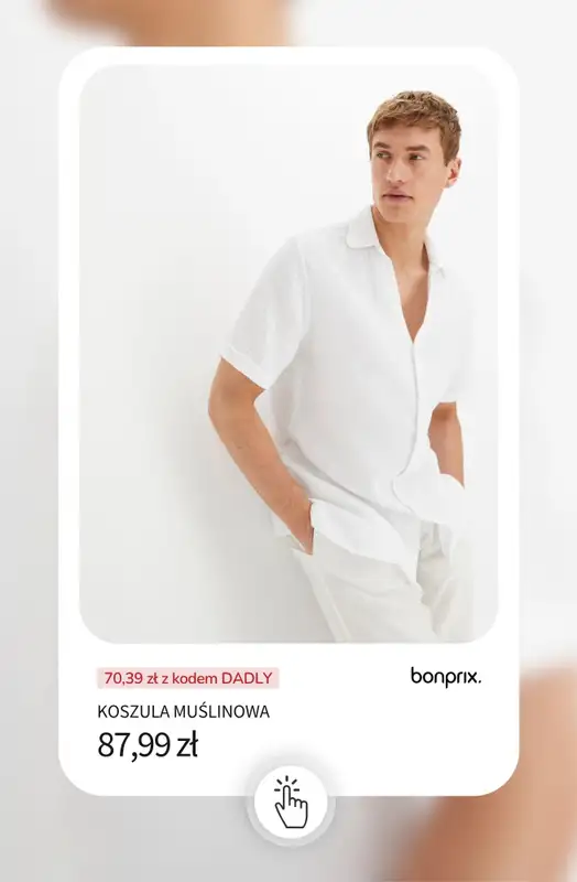 bonprix - gazetka promocyjna 20% rabatu + darmowa dostawa na MODĘ MĘSKĄ! od wtorku 23.06 do wtorku 23.06 - strona 9