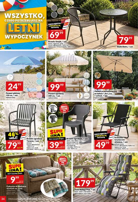 Twój Market - gazetka promocyjna Gazetka od środy 24.06 do wtorku 30.06 - strona 34