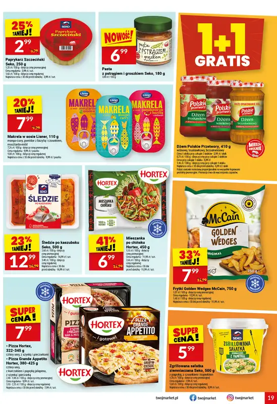 Twój Market - gazetka promocyjna Gazetka od środy 24.06 do wtorku 30.06 - strona 19