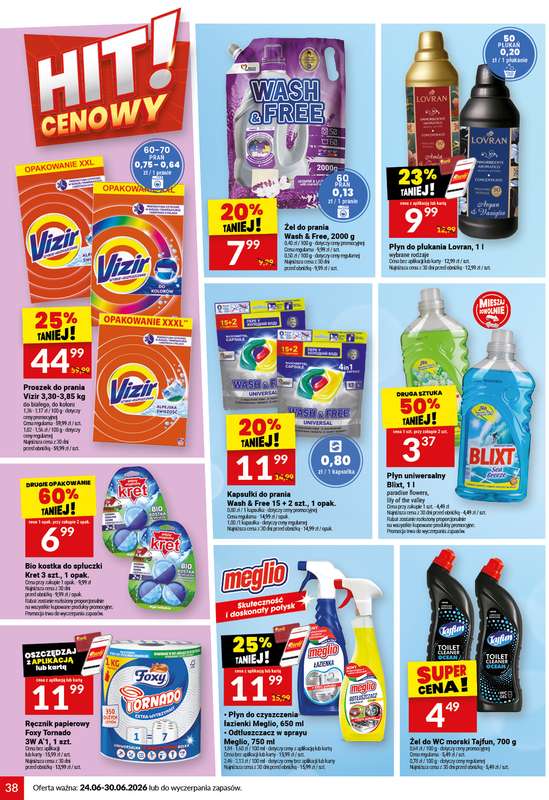 Twój Market - gazetka promocyjna Gazetka od środy 24.06 do wtorku 30.06 - strona 38
