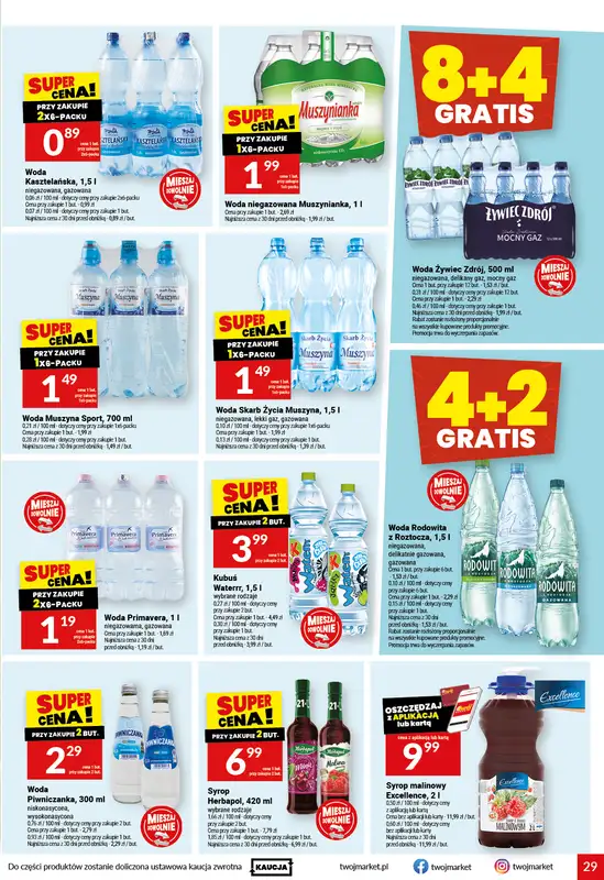 Twój Market - gazetka promocyjna Gazetka od środy 24.06 do wtorku 30.06 - strona 29