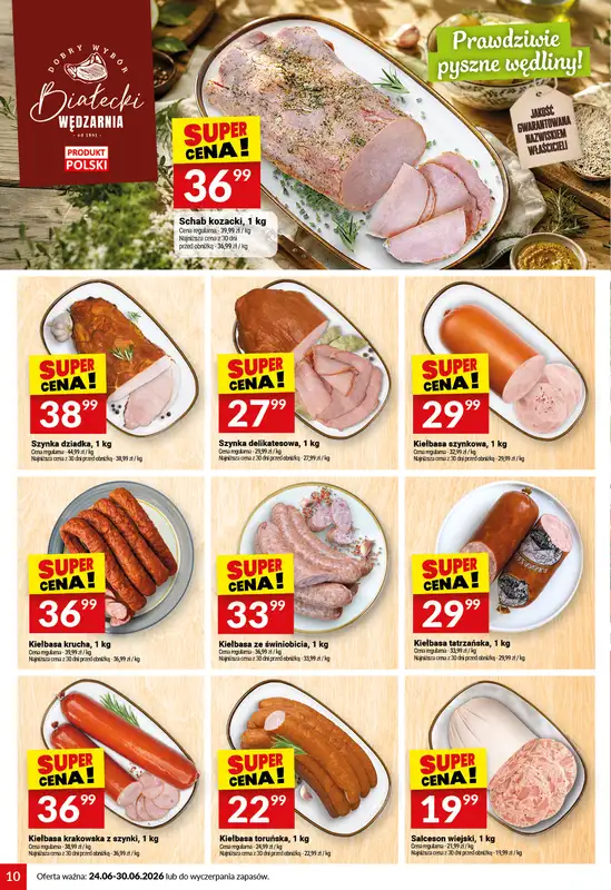 Twój Market - gazetka promocyjna Gazetka od środy 24.06 do wtorku 30.06 - strona 10