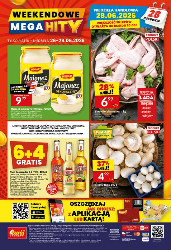 Twój Market - gazetka promocyjna Gazetka od środy 24.06 do wtorku 30.06 - strona 40