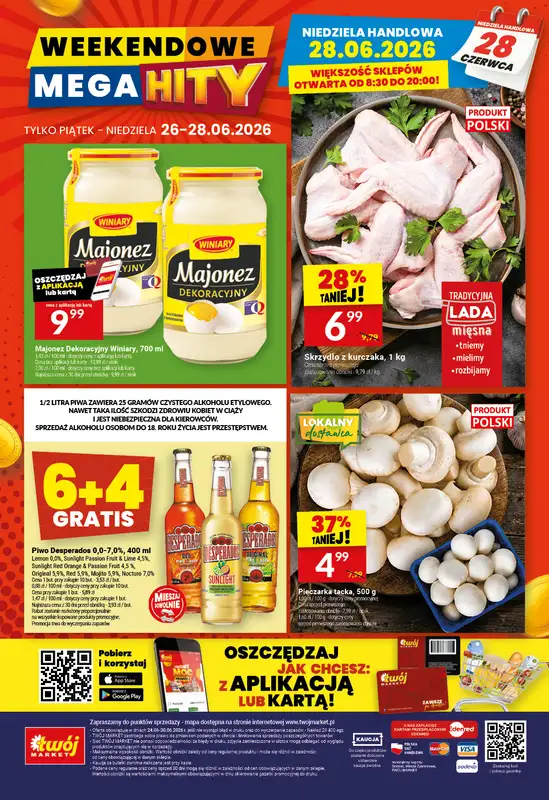 Twój Market - gazetka promocyjna Gazetka od środy 24.06 do wtorku 30.06 - strona 40