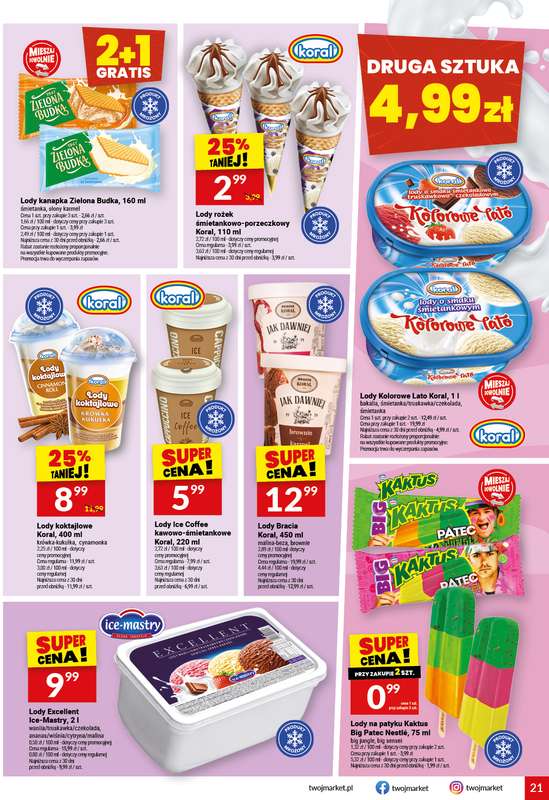 Twój Market - gazetka promocyjna Gazetka od środy 24.06 do wtorku 30.06 - strona 21