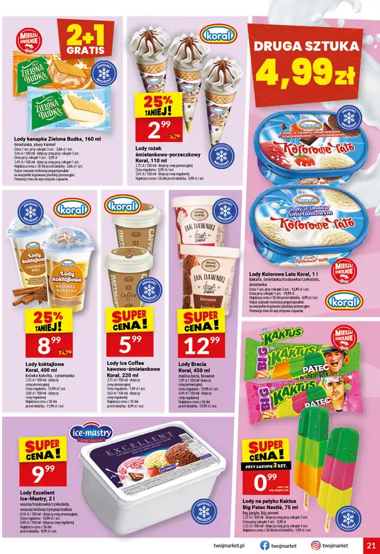 Twój Market - gazetka promocyjna Gazetka od środy 24.06 do wtorku 30.06 - strona 21