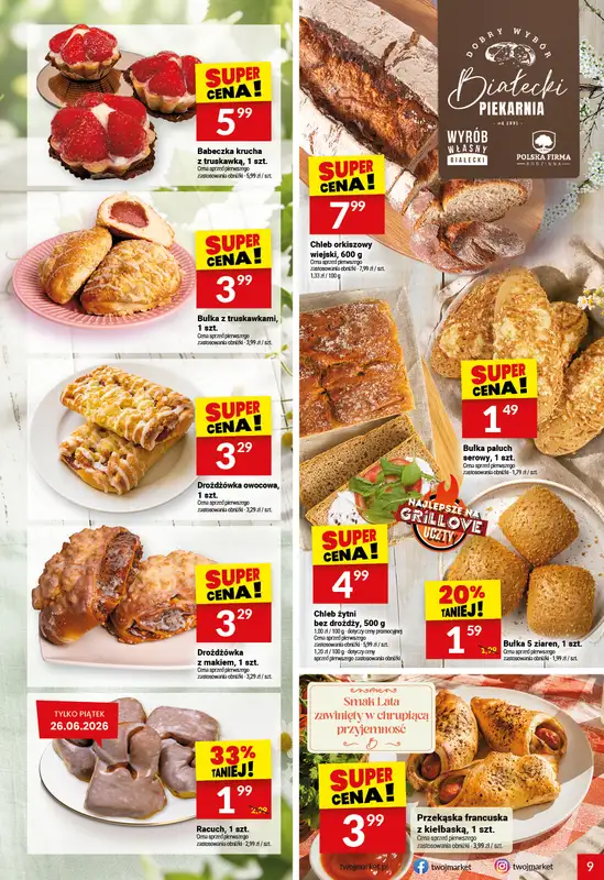 Twój Market - gazetka promocyjna Gazetka od środy 24.06 do wtorku 30.06 - strona 9