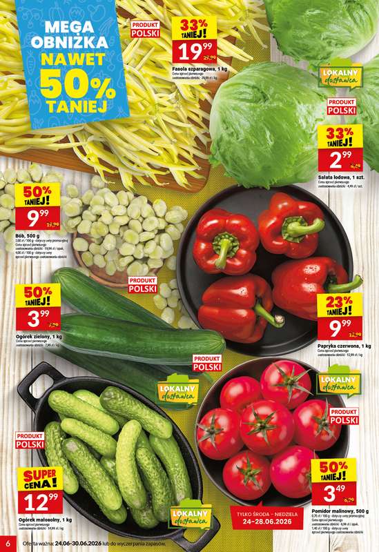 Twój Market - gazetka promocyjna Gazetka od środy 24.06 do wtorku 30.06 - strona 6