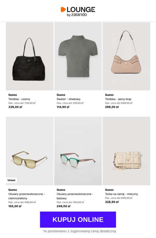 Lounge by Zalando - gazetka promocyjna Do -85% Guess od wtorku 23.06 do piątku 26.06 - strona 6
