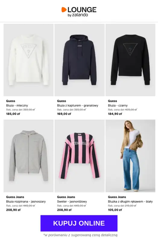 Lounge by Zalando - gazetka promocyjna Do -85% Guess od wtorku 23.06 do piątku 26.06 - strona 2
