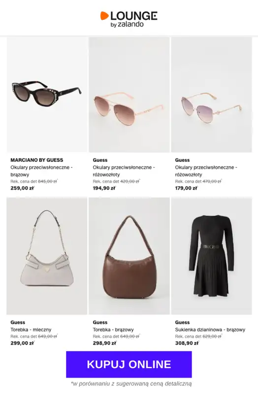 Lounge by Zalando - gazetka promocyjna Do -85% Guess od wtorku 23.06 do piątku 26.06 - strona 5