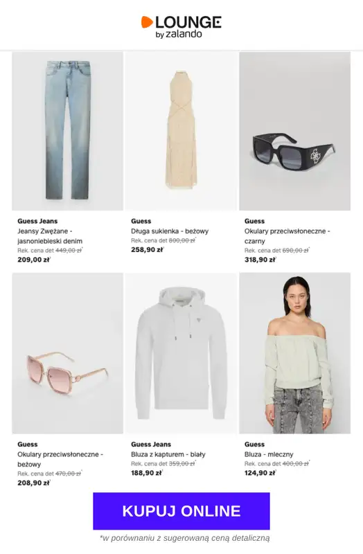 Lounge by Zalando - gazetka promocyjna Do -85% Guess od wtorku 23.06 do piątku 26.06 - strona 9