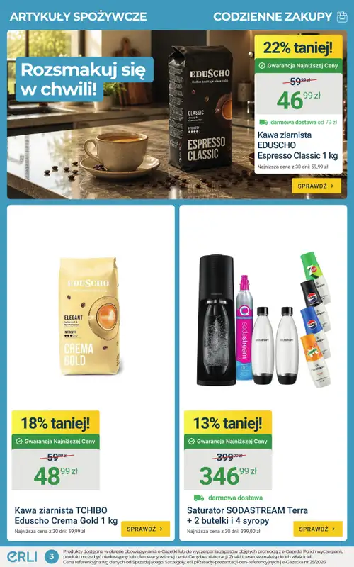 ERLI - gazetka promocyjna Codzienne zakupy - taniej z Erli! od środy 24.06 do niedzieli 28.06 - strona 3