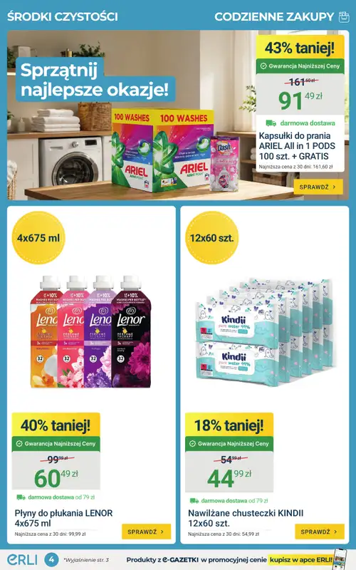 ERLI - gazetka promocyjna Codzienne zakupy - taniej z Erli! od środy 24.06 do niedzieli 28.06 - strona 4