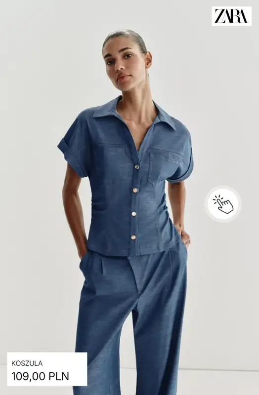 Zara - gazetka promocyjna Kolekcja Denim od środy 24.06  - strona 10