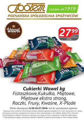 Społem - Blisko i Korzystnie - gazetka promocyjna Plakat promocyjny PSS Poznań od wtorku 23.06 do niedzieli 05.07