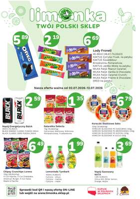 Limonka - gazetka promocyjna Gazetka od czwartku 02.07 do niedzieli 12.07