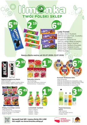 Limonka - gazetka promocyjna Gazetka od czwartku 02.07 do niedzieli 12.07
