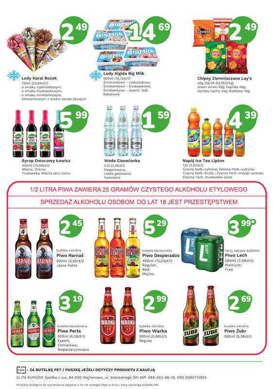 Limonka - gazetka promocyjna Gazetka od czwartku 02.07 do niedzieli 12.07 - strona 4