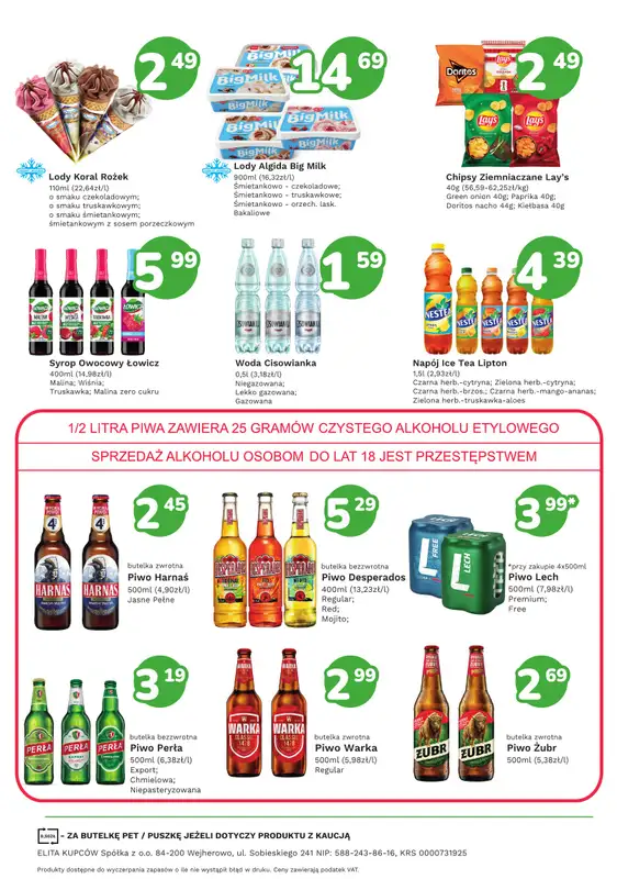 Limonka - gazetka promocyjna Gazetka od czwartku 02.07 do niedzieli 12.07 - strona 4