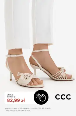 CCC - gazetka promocyjna Do -50% na damskie obuwie ślubne od środy 24.06  - strona 4
