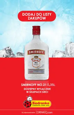 Biedronka - gazetka promocyjna Smirnoff - Toasty na Rozpoczęcie Lata od wtorku 23.06 do piątku 26.06 - strona 8