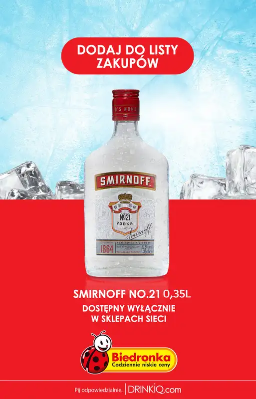 Biedronka - gazetka promocyjna Smirnoff - Toasty na Rozpoczęcie Lata od wtorku 23.06 do piątku 26.06 - strona 8