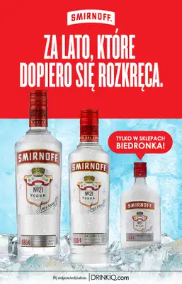 Biedronka - gazetka promocyjna Smirnoff - Toasty na Rozpoczęcie Lata od wtorku 23.06 do piątku 26.06 - strona 9