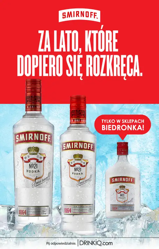 Biedronka - gazetka promocyjna Smirnoff - Toasty na Rozpoczęcie Lata od wtorku 23.06 do piątku 26.06 - strona 9