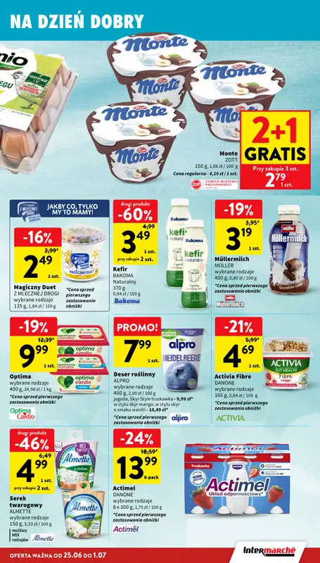 Intermarche - gazetka promocyjna Gazetka od czwartku 25.06 do środy 01.07 - strona 21