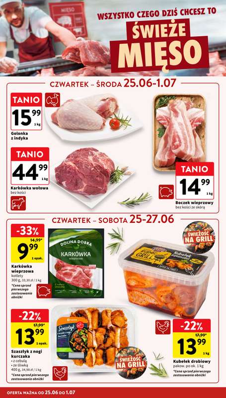 Intermarche - gazetka promocyjna Gazetka od czwartku 25.06 do środy 01.07 - strona 14