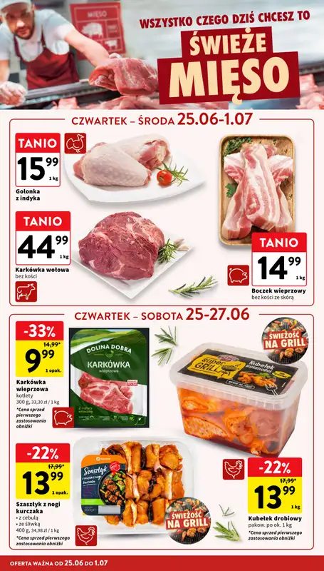 Intermarche - gazetka promocyjna Gazetka od czwartku 25.06 do środy 01.07 - strona 14