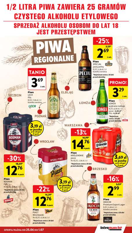 Intermarche - gazetka promocyjna Gazetka od czwartku 25.06 do środy 01.07 - strona 33