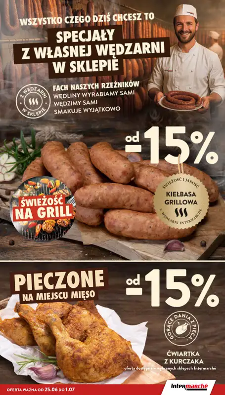 Intermarche - gazetka promocyjna Gazetka od czwartku 25.06 do środy 01.07 - strona 15